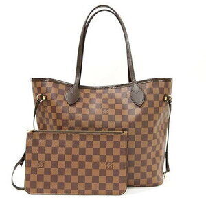 Louis Vuitton Neverfull Damier Cerise Red Brown Tote Bag Handbag SA